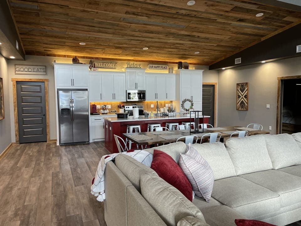 Spacious floor plan! Kitchen & Living Room

Updated photos coming soon!