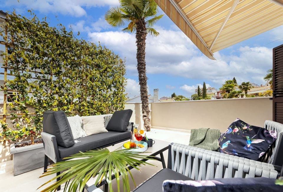 Deluxe Apartment, 1 Bedroom, Terrace | Terrace/patio