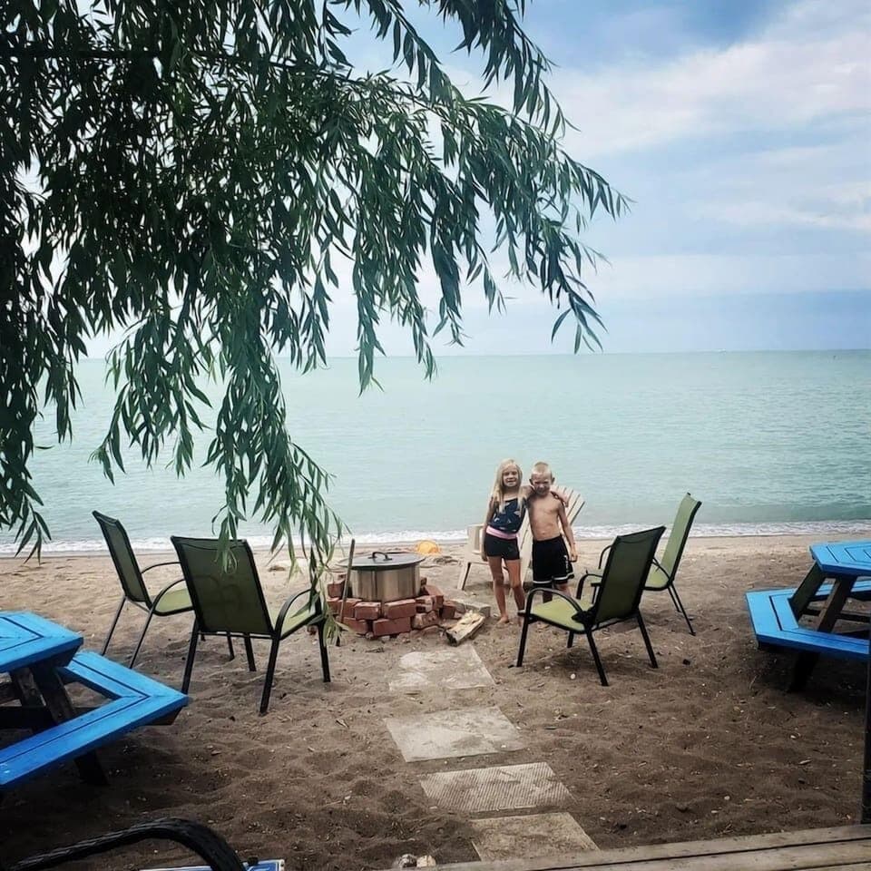 Fire Pit on the Beach