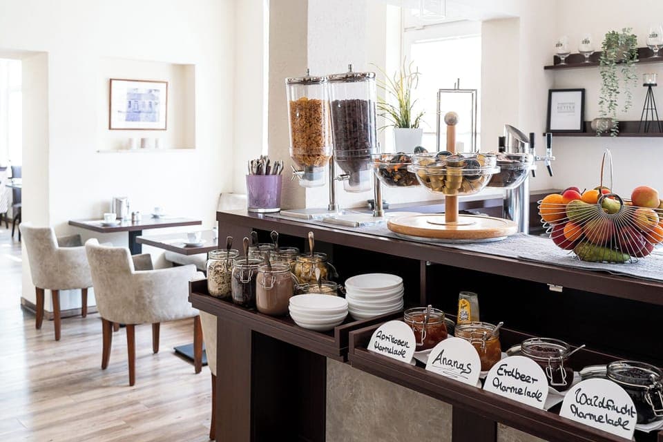 Daily buffet breakfast (EUR 12 per person)