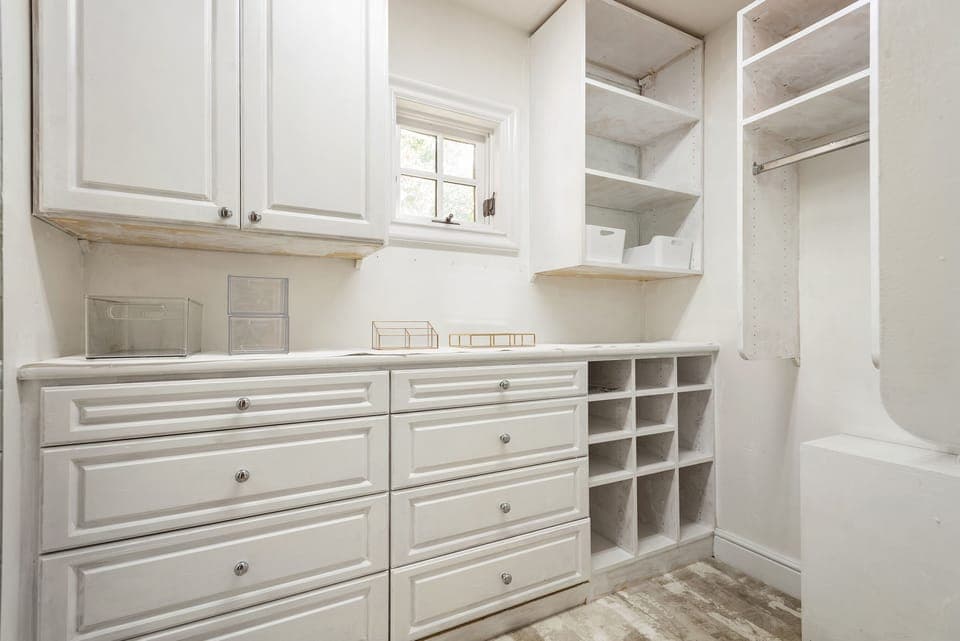 One of many designer closets