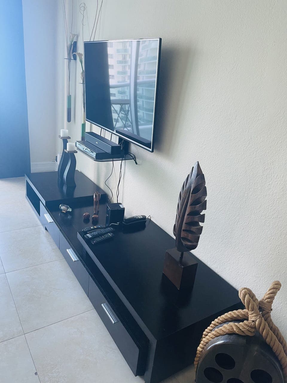 Smart TV's and Bose speaker.