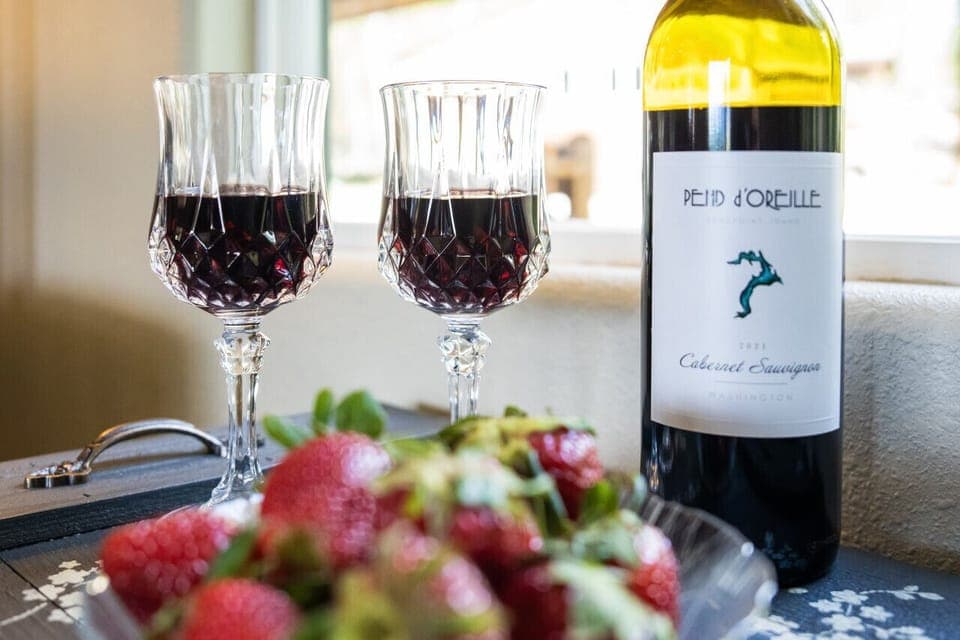 Local Winery is a short drive to town