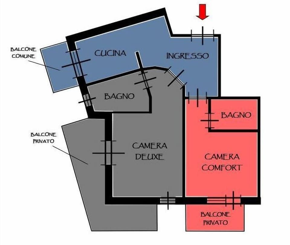 Comfort Suite, Ensuite (Comfort) | Floor plan