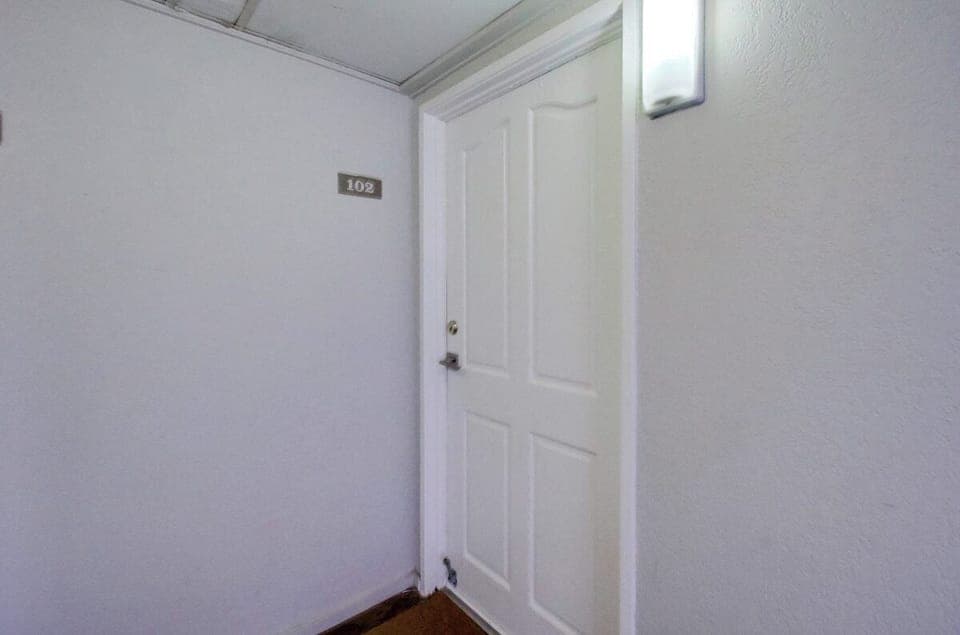 Front door to the condo, located on the 1st floor above the lobby