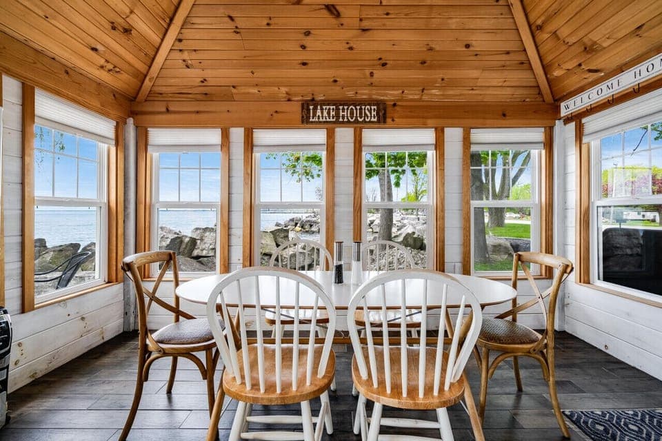 Dining Area With View Of Lake Erie