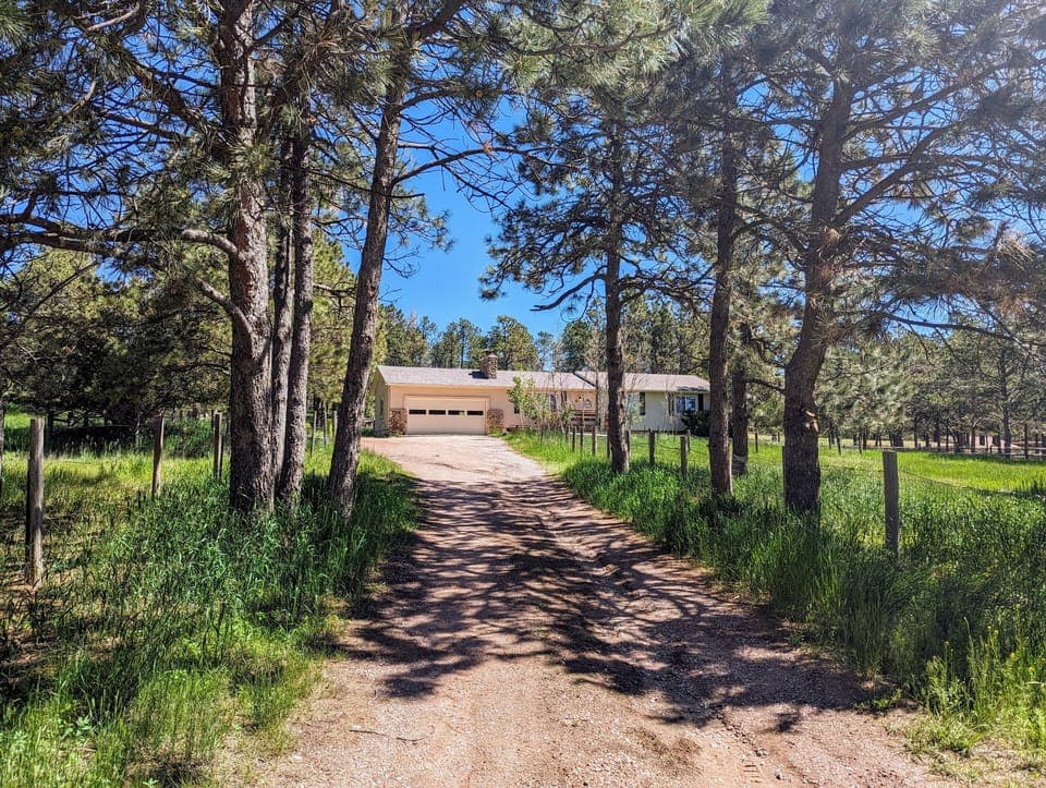 Ranch driveway