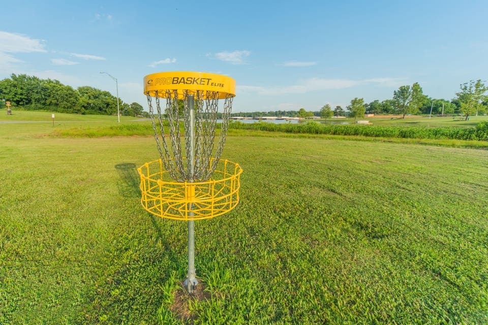 Frisbee Golf right across the street