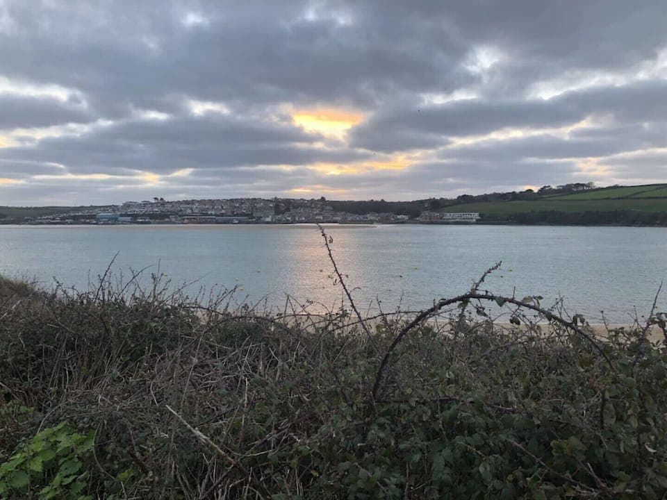 Padstow from the Rock side walking from Daymer Bay to Rock