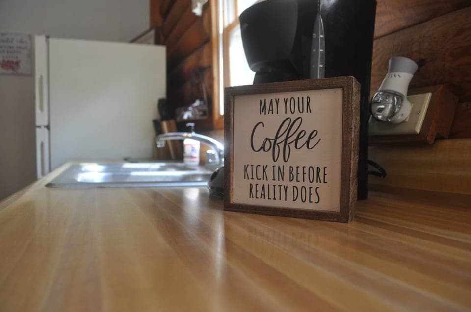 First pot of coffee on us! 