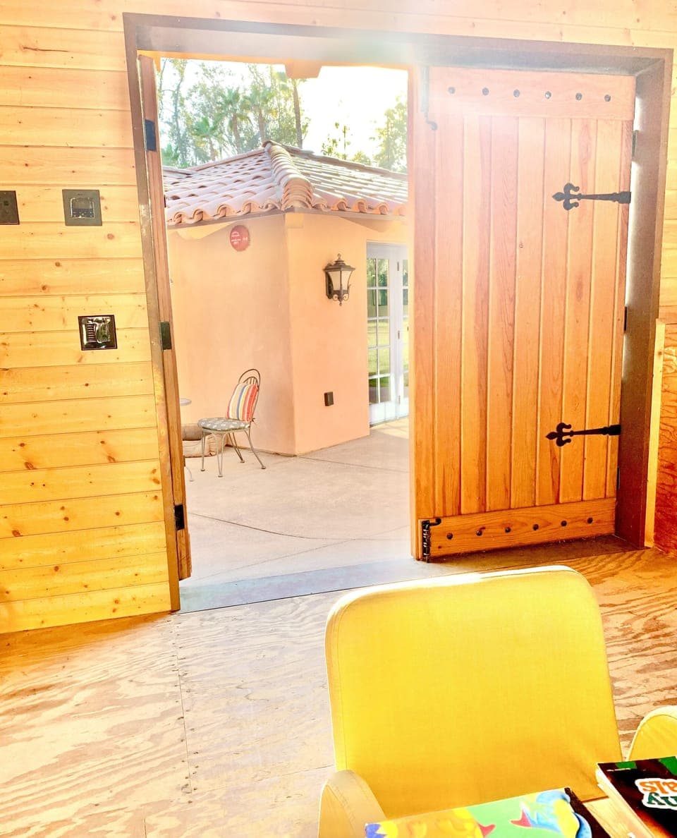 View of the Casita from the hayloft