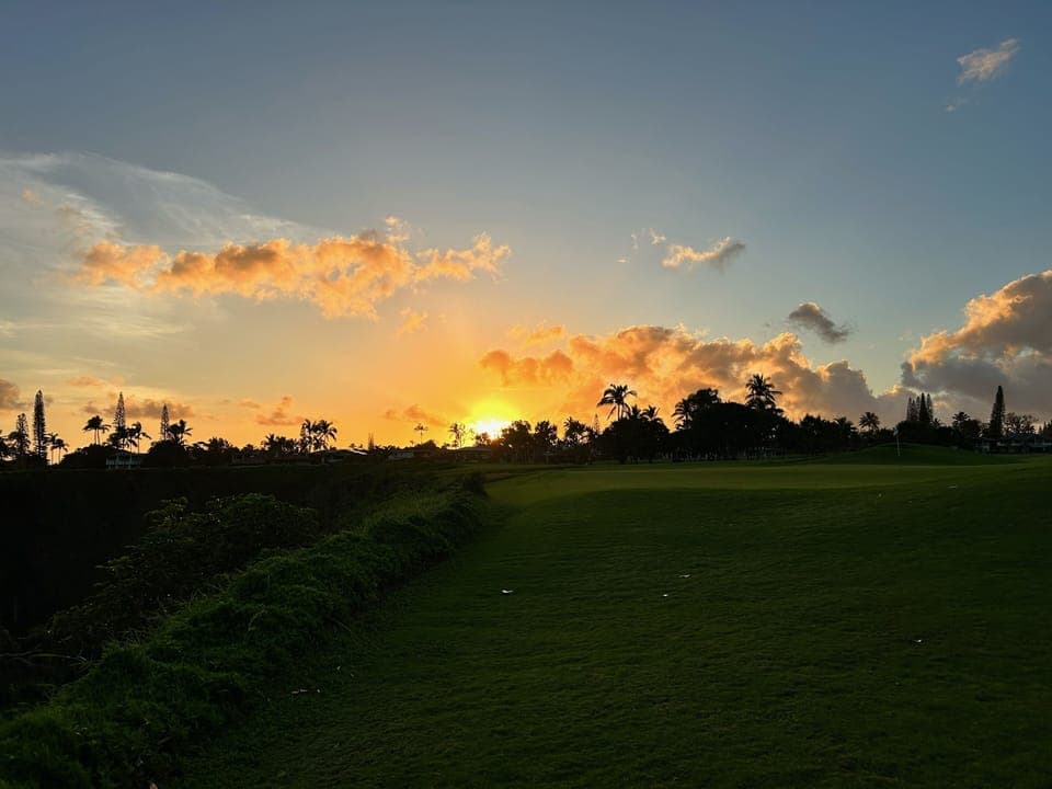 Sunset from your lanai
