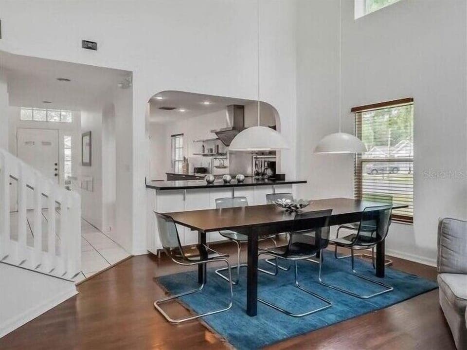 Dining and kitchen view 
