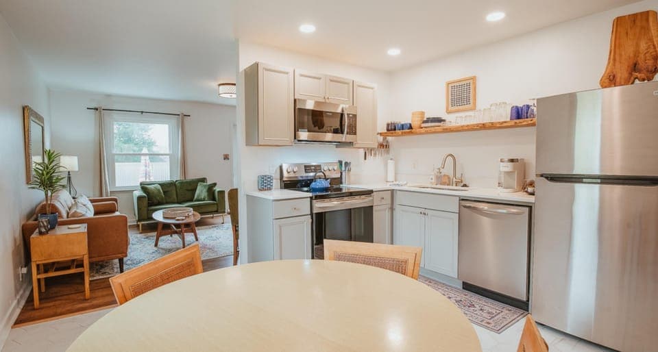 Shiny well equipped kitchen