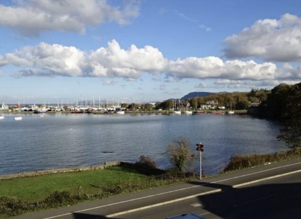 Sea view directly in front of property from first floor bedroom.