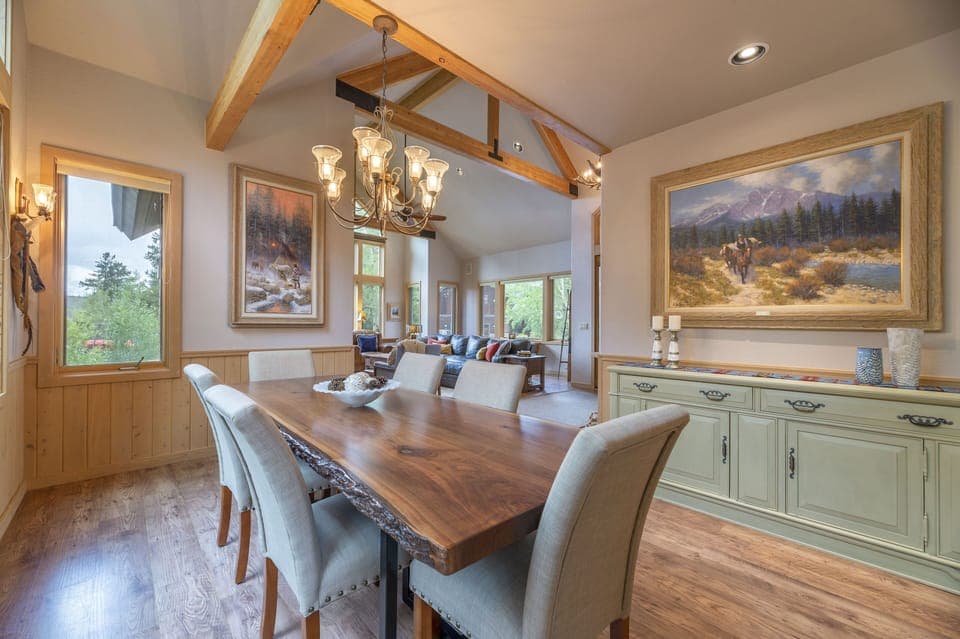 Formal Dining room with room for 8.