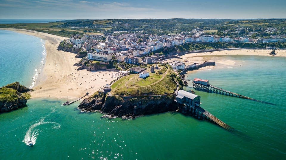 The stunning coastal town of Tenby