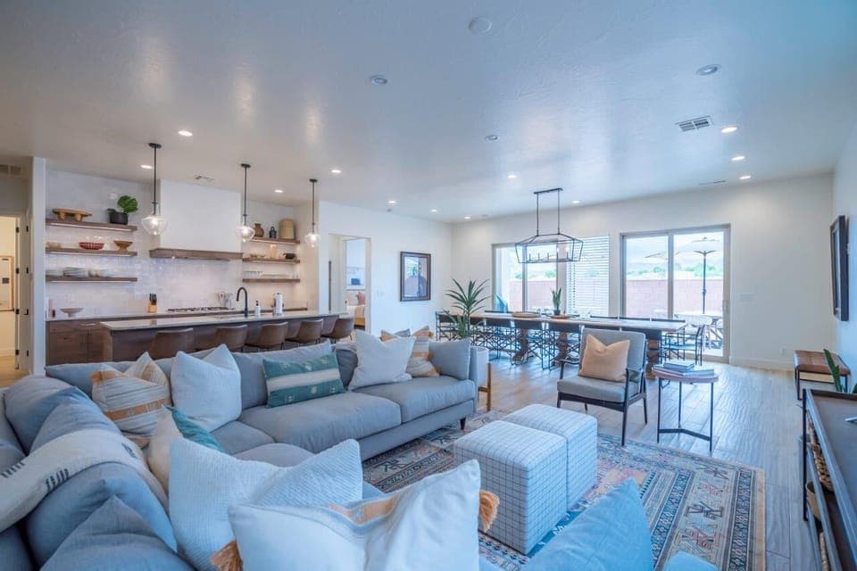 Have plenty of space to gather a large group in this spacious villa!