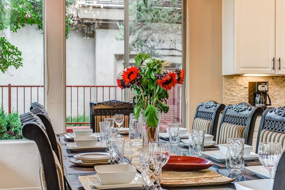 Dining Table with Seating for Ten