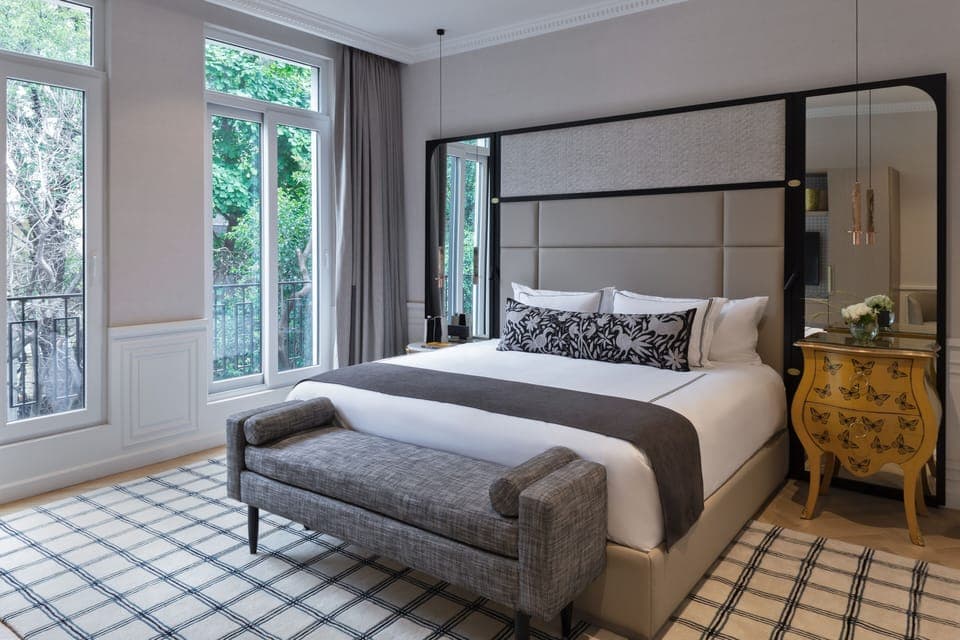 Premium bedding, free minibar, in-room safe, individually decorated