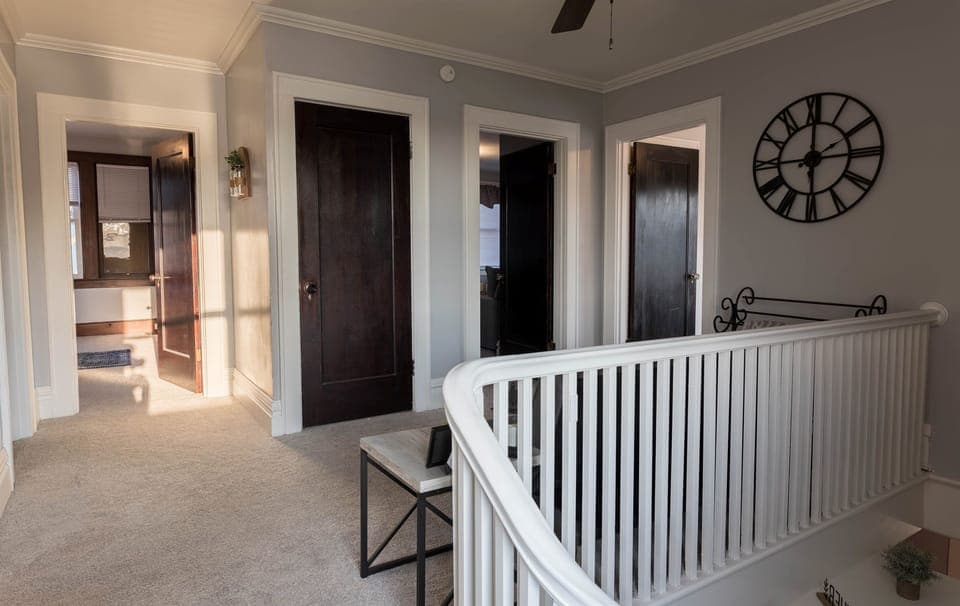 Once you have climbed the stairs, you have entered the entry way to the living area.