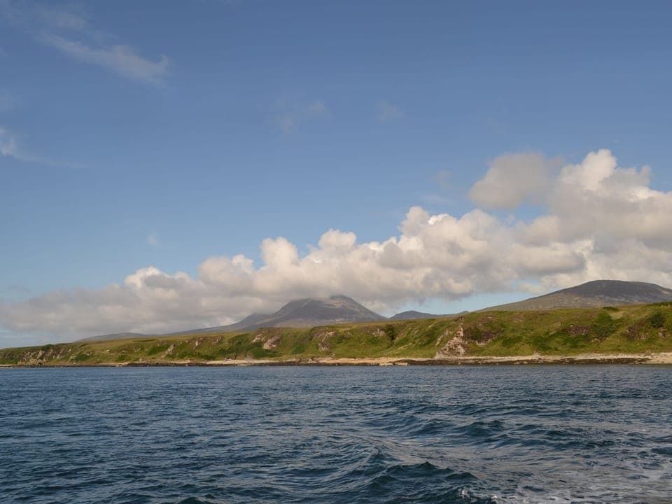 View of the island from the ferry | Tigh na Maraiche, Isle of Jura