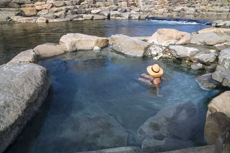 Hot Springs right in town
