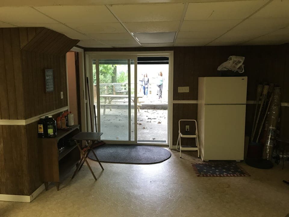 Downstairs entrance