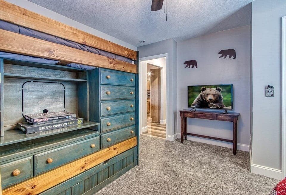 One of Sticks Creek's comfy bedrooms