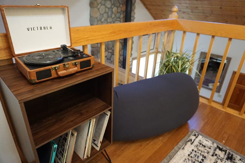 Spin some classic vinyl in the record player