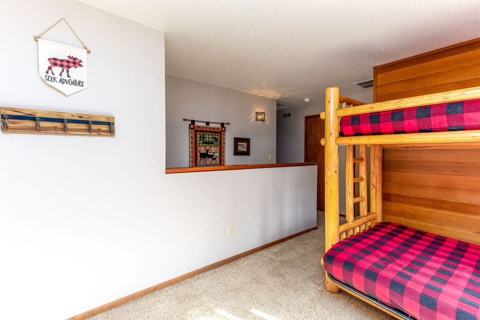 Loft with Pyramid Bunk Bedroom - Upstairs