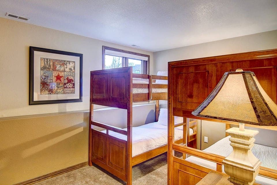 Double bunk room perfect for the kids!