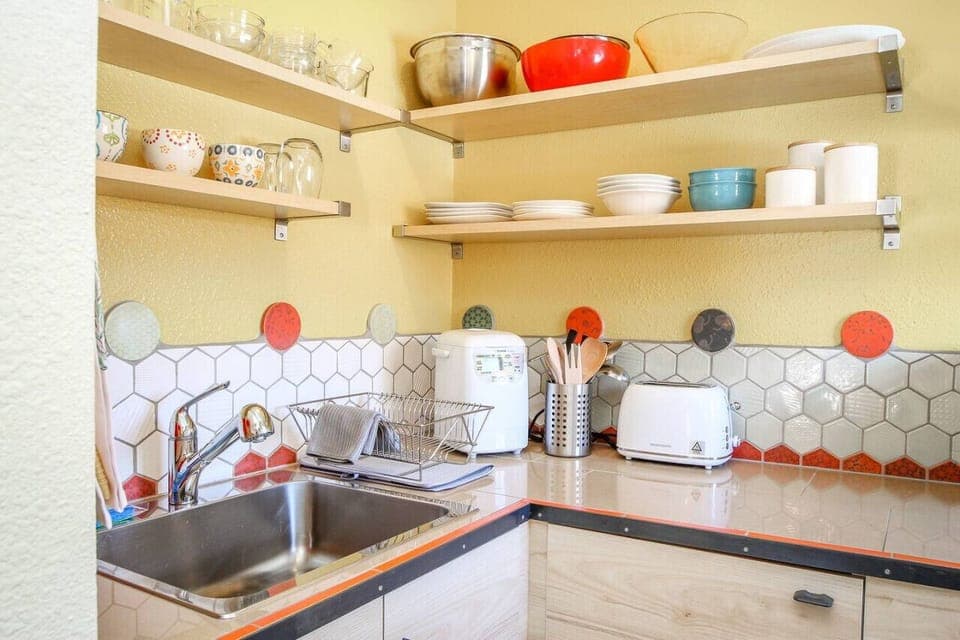 Kitchen is complete with everything you should need