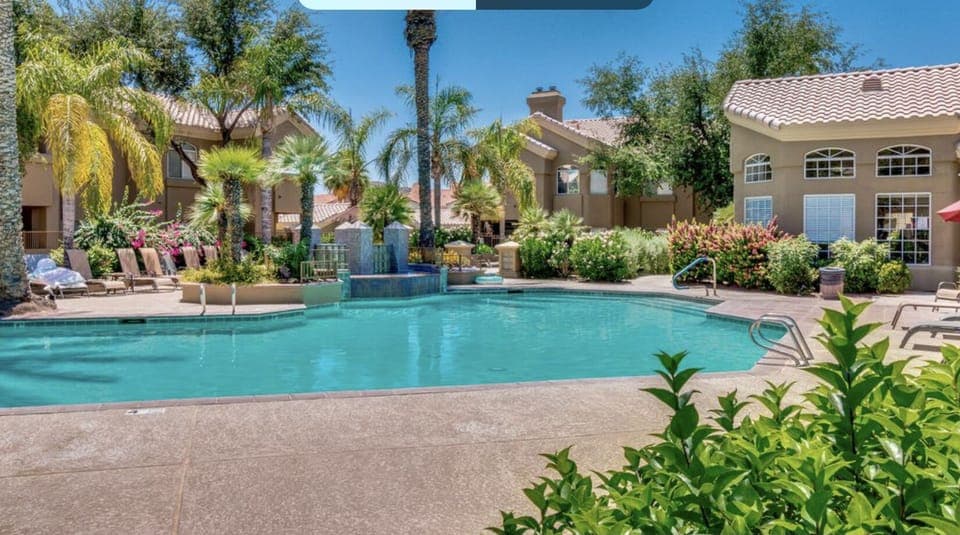 Heated pool 