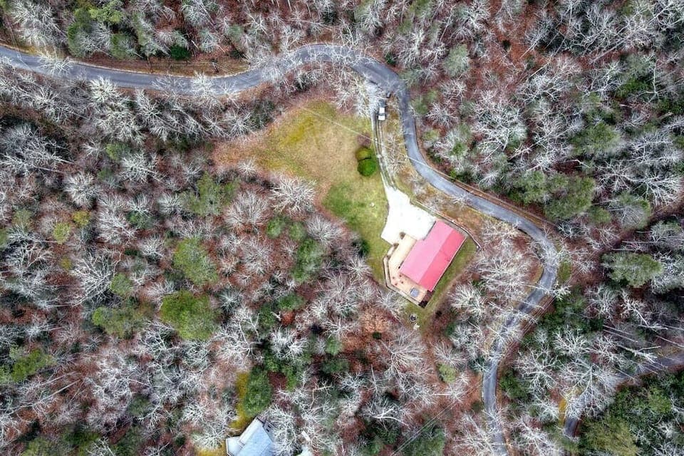Overhead view of Shiner's Hollow property