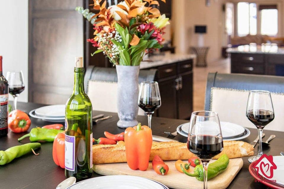 Dining area perfect for family gatherings