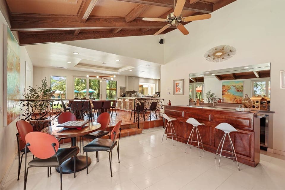 Game table and Wine Bar