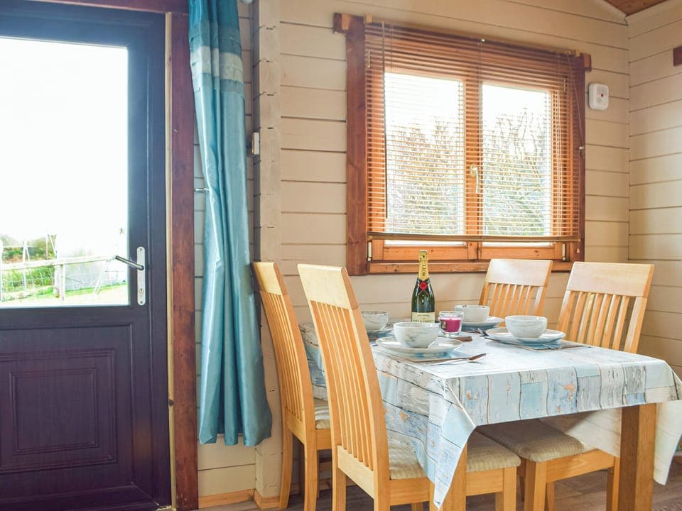 Dining Area | Marros Hill Log Cabin, Marros, near Pendine