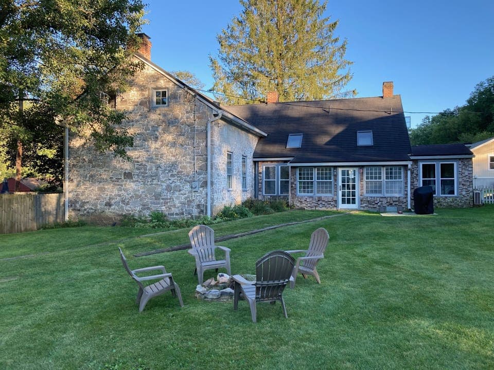 Enjoy an evening under the stars at the fire pit