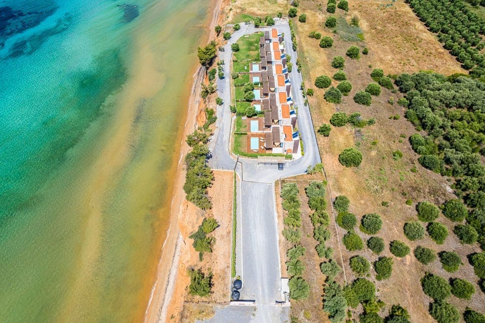 Aerial view of the location