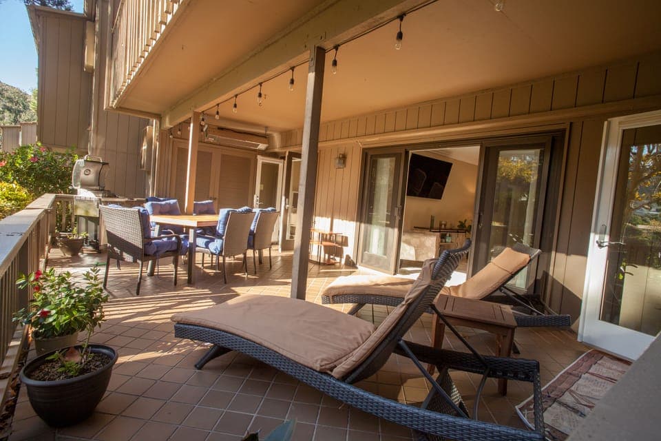 Relax, Grill, Dine and enjoy nature in this spacious back patio.