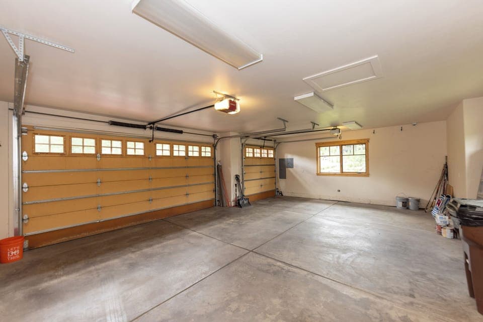 Private 3-car garage.