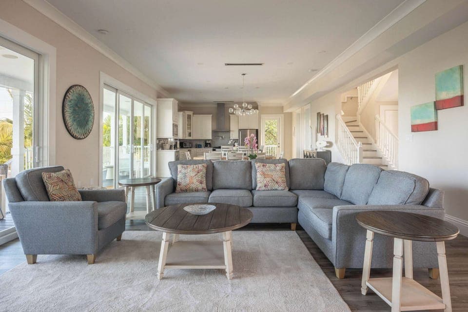 Living Area - Queen Sleeper Sofa