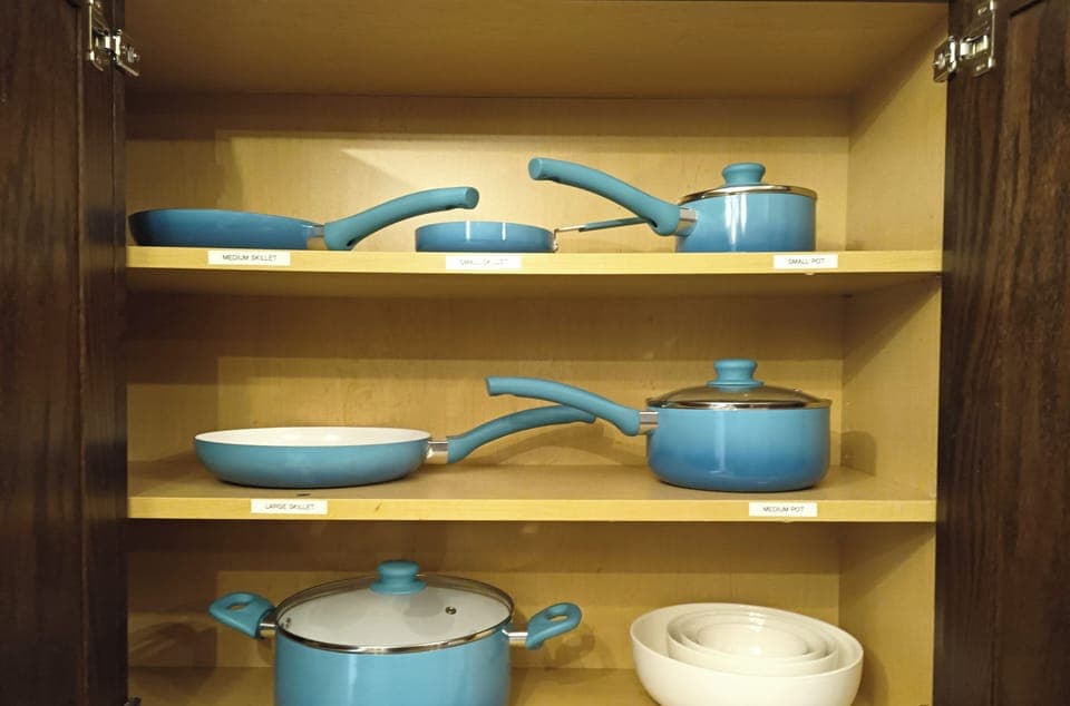 Even the cooking utensils and pots look cool.