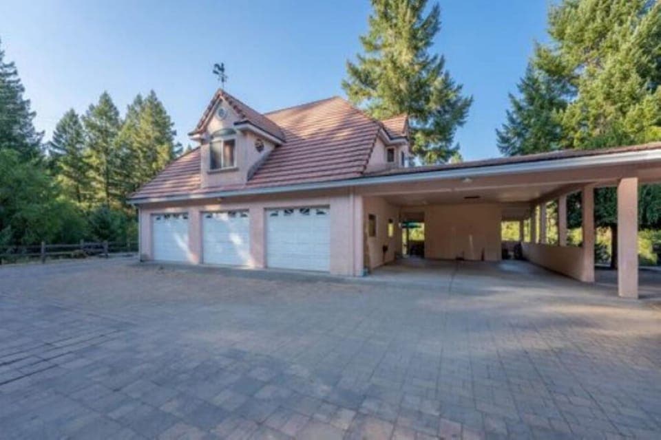 Apartment over the garage.