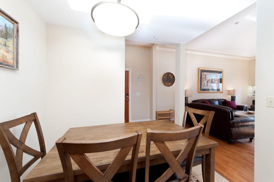 Dining table area