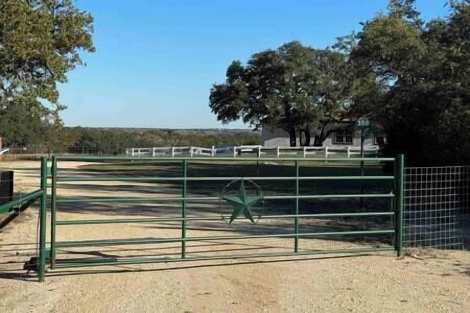 Gated private entrance