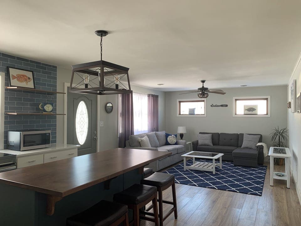 Kitchen to Living Room View