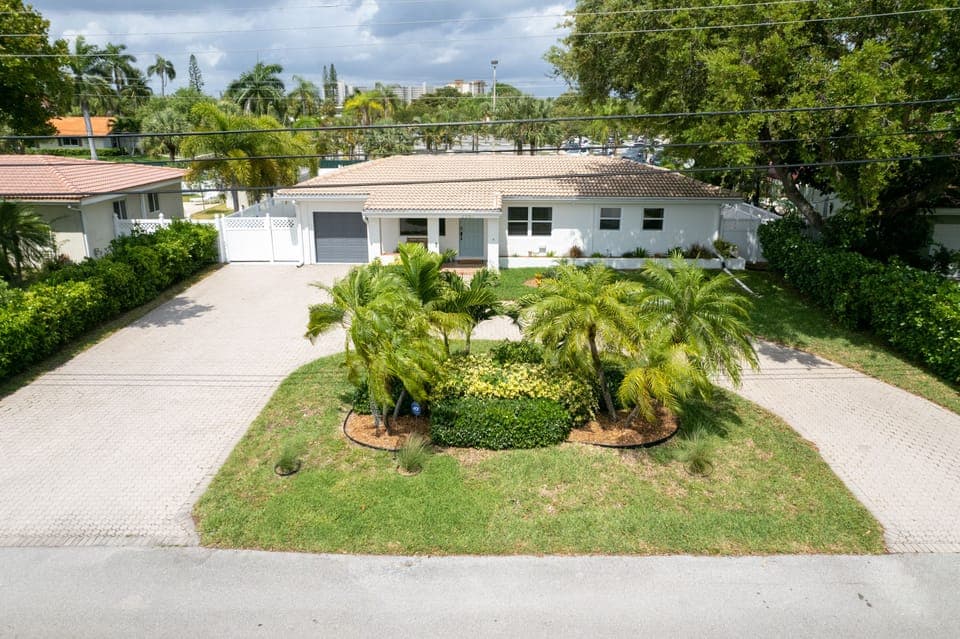 4 bedroom 2 full bath house on a quiet street but in the middle of everything. 