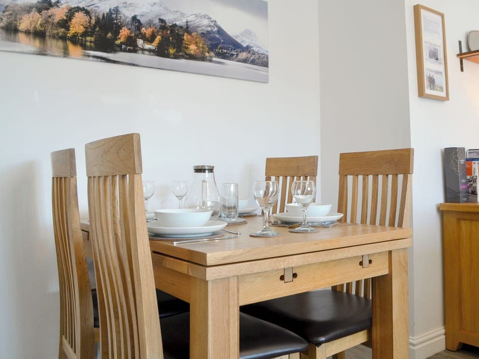 Dining Area | Wise Cottage - Great Grove Apartments, Keswick